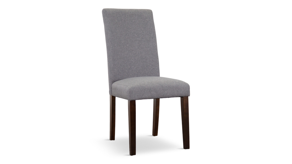 bistro dining chair dark grey angle